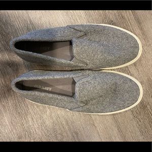 Gray Slip On Sneakers